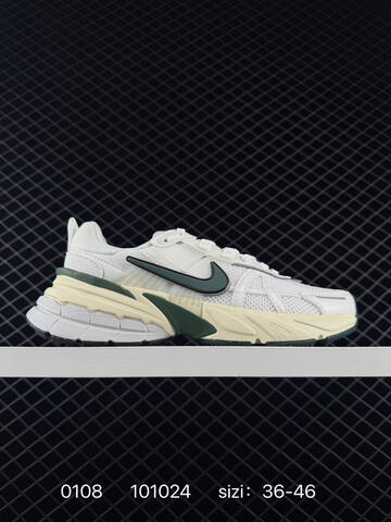Nike V2K Run White Silver Cream Black EU 36-46 Running - Unisex (BS-73258)