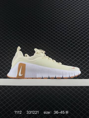 Nike Free Metcon 6 FJ7127-010 Black White Tan EU 36-45 Training - Unisex (BS-74237)