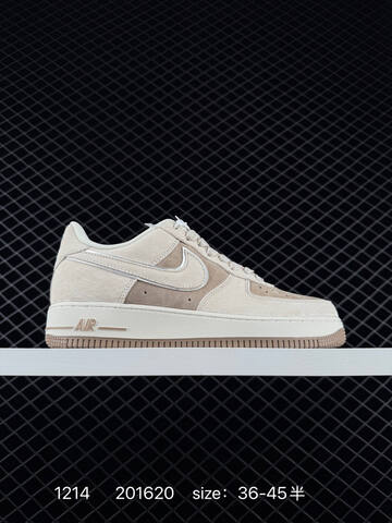 Nike Air Force 1 Low 07 Black White Gray With Red Accents EU 36-45 Casual - Unisex (BS-73716)