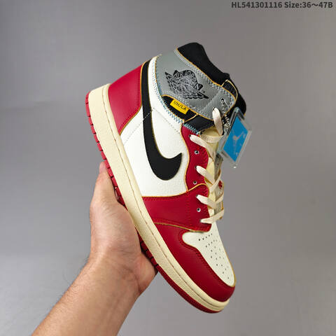 Jordan Union x Air Jordan 1 Retro High NRG Blue White Red Black EU 36-47 Basketball - Unisex (BS-63547)