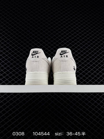 Nike Air Force 1 07 Low CS5288-028 Light Grey White Black EU 36-45 Casual - Unisex (BS-79691)