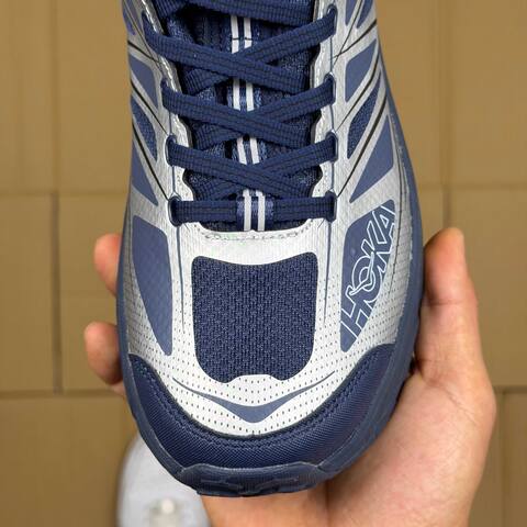HOKA ONE ONE Mafate Speed 2 Navy Silver Trail Shoe Trail Running Sneakers (BS-86892)