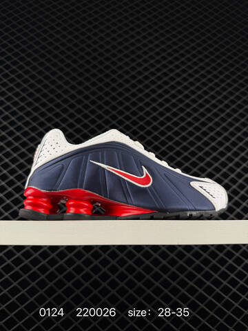 Nike Shox R4 Silver Black Red 28-35 Running - Women's (BS-72966)