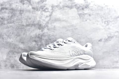 HOKA Rincon 4 Light Grey White Running Shoe Running Sneakers (BS-59408)