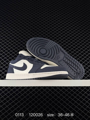 Jordan Air Jordan 1 Low OG Sail Navy Red EU 36-46 Sneaker - Unisex (BS-79841)