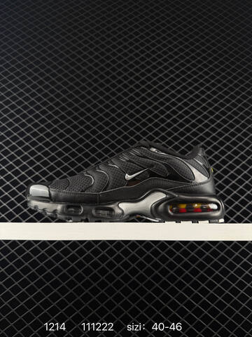 Nike Air Max Plus FB9722-001 Black Silver EU 40-46 Running - Men's (BS-73700)