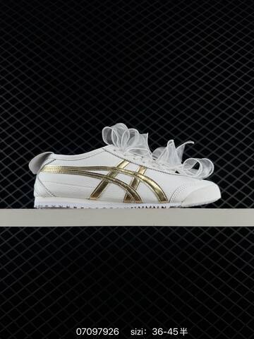 ASICS Onitsuka Tiger Mexico 66 Cream Black White EU 36-45 Sneaker Casual Sneakers - Unisex (BS-81759)