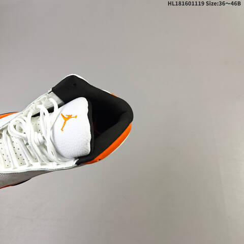 Jordan Air Jordan 13 White Black Orange 36-46B Basketball - Women s BS-63456