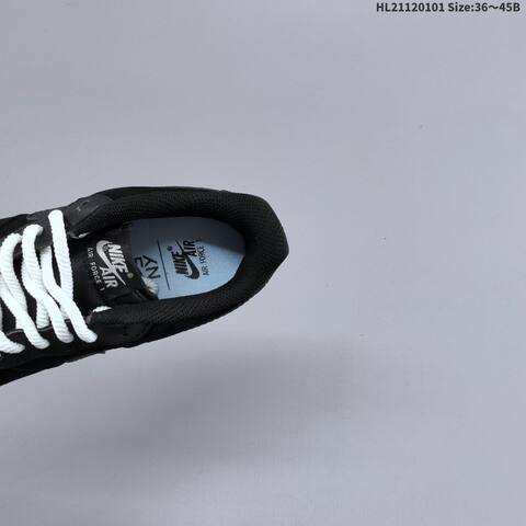 Nike Air Force 1 07 Black White Gum Blue EU 36-45 Sneaker - Unisex BS-62267