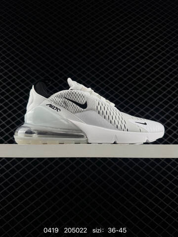 Nike Air Max 270 Multiple Colorways Black With White Speckled Midsole Black White Black White With Grey Heel White Teal Navy EU 36-45 Lifestyle - Unisex (BS-71997)
