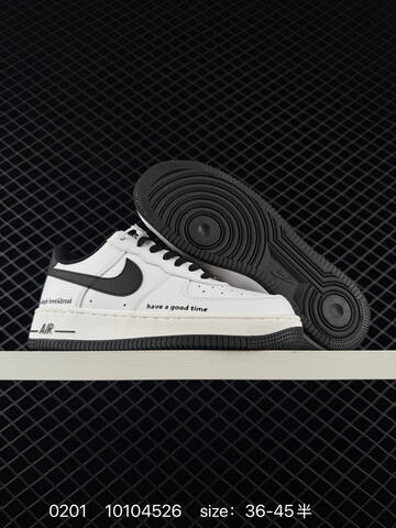 Nike Air Force 1 07 White Black EU 36-45 Lifestyle - Unisex (BS-72863)