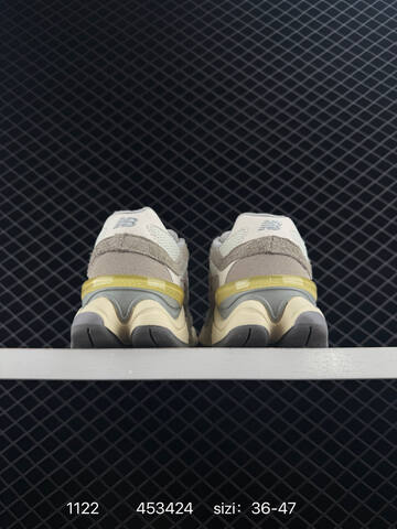 New Balance 9060 Grey White Cream Yellow EU 36-47 Sneaker - Unisex (BS-82565)