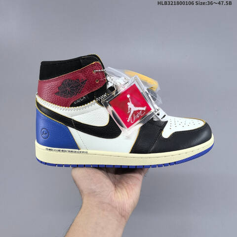 Jordan Air Jordan 1 Retro High OG Black White Burgundy Blue EU 36-47 5 Basketball - Unisex (BS-67078)