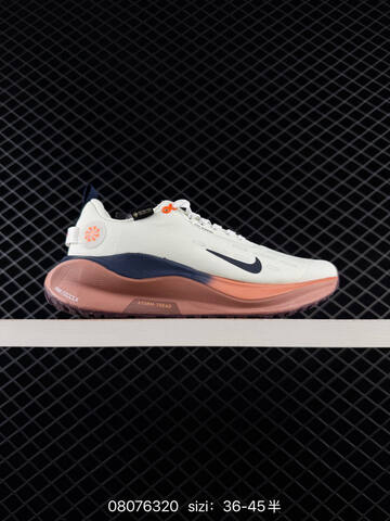 Nike ReactX Infinity RN 4 GTX Black White Off White Navy Orange EU 36-45 Running - Unisex (BS-69904)