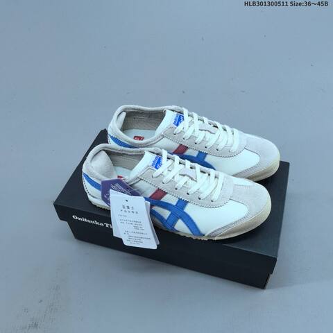 Onitsuka Tiger Mexico 66 NM White Blue Red EU 36-45 Sneaker Casual Sneakers - Unisex (BS-68846)