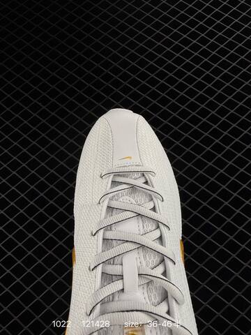 Nike Shox White Gold Black EU 36-46 5 Running - Unisex BS-74647