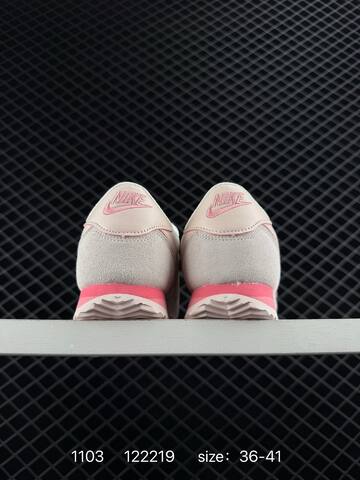 Nike Classic Cortez Nylon HF6410 Light Grey Pale Pink Hot Pink EU 36-41 Casual - Unisex BS-74399