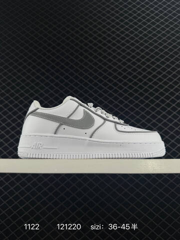 Nike Air Force 1 07 White Grey And Triple Red EU 36-45 5 Lifestyle - Unisex (BS-74056)