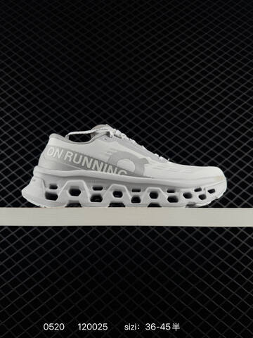 On Cloudmonster 2 Grey White Black Light Blue EU 36-45 Running Shoe Running Sneakers - Unisex (BS-85259)