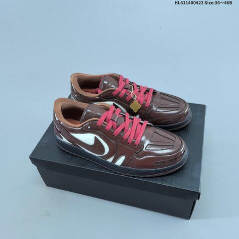 Jordan Air Jordan 1 Low OG Brown Cream Red EU 36-46 Lifestyle - Unisex (BS-66084)