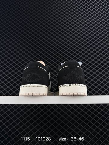 Jordan Air Jordan 1 Low Black Off White Light Pink EU 36-46 Sneaker - Unisex BS-80271