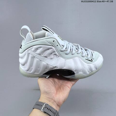Nike Air Foamposite One Black Purple Silver White EU 40-47 5 Basketball Shoe - Men s BS-60786