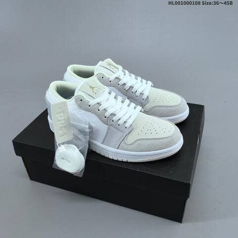 Jordan Air Jordan 1 Low Paris White Light Grey EU 36-45 Lifestyle - Unisex (BS-67055)