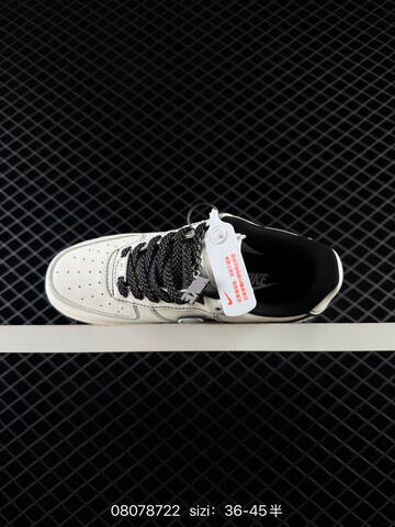 Nike Air Force 1 07 Off White Black EU 36-45 Lifestyle - Unisex BS-69896