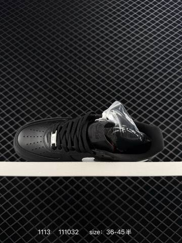 Nike Air Force 1 07 Black White 36-45 Lifestyle - Unisex (BS-74224)