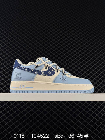 Nike Air Force 1 07 White Navy EU 36-45 Lifestyle - Unisex (BS-73118)