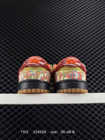Nike SB Dunk Low Olive Multicolor Burgundy Black Gum EU 36-46 5 Skate - Unisex BS-74393
