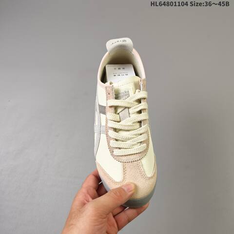 Onitsuka Tiger Mexico 66 Cream Beige Pink Gray EU 36-45 Sneaker Casual Sneakers - Unisex (BS-69329)