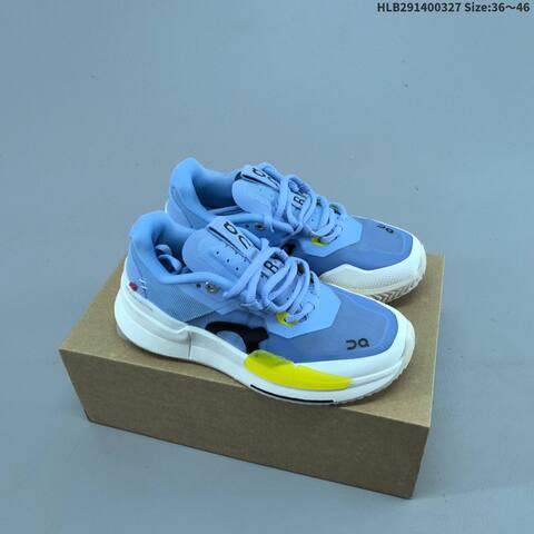 On THE ROGER Pro 2 Light Blue White Neon Yellow EU 36-46 Tennis Shoe Casual Sneakers - Unisex BS-69658