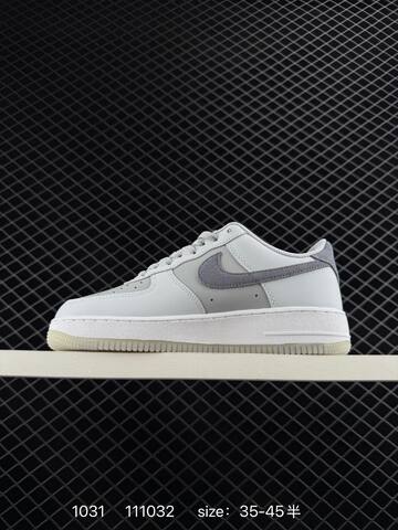 Nike Air Force 1 07 Light Grey White 35-45 5 Lifestyle - Unisex (BS-74455)