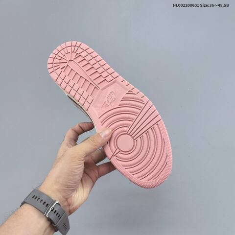 Nike Air Jordan 1 Low Brown White Pink 36 48 5 Lifestyle - Unisex (BS-65824)