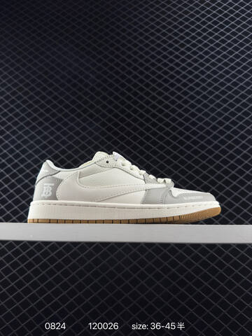Jordan Air Jordan 1 Low Travis Scott Reverse Mocha Supreme Champion Custom Off White Brown Red Beige Blue EU 36-45 Sneaker - Unisex (BS-80846)