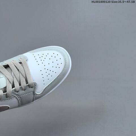 Jordan Air Jordan 1 Low White Gray Pink EU 35 5-47 5 Lifestyle - Unisex (BS-66914)