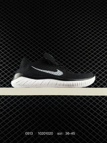 Nike Free RN Flyknit 2018 942838 Black White Grey EU 36-45 Running - Unisex (BS-71492)