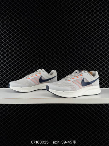 Nike Run Swift 3 Light Grey Navy White Orange EU 39-45 Running - Unisex BS-70214