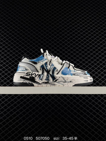 MLB Chunky Liner White Blue Black Purple EU 35-45 Skate Shoe Skate Sneakers - Unisex