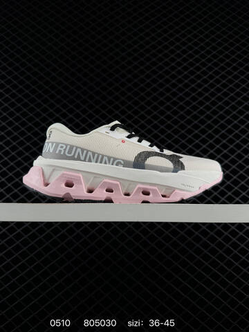 On Cloudmonster 2 Grey Purple White Black Yellow EU 36-45 Running Shoe Running Sneakers - Unisex (BS-85301)