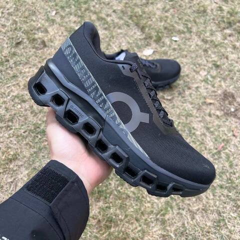 On Cloudmonster 2 3ME10121043 Black Dark Grey US 8 EU 41 UK 7 5 JP 26 Running Shoe Running Sneakers - Men's (BS-86982)