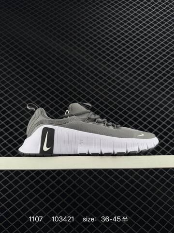 Nike Free Metcon 6 White Black EU 36-45 Training - Unisex (BS-74320)
