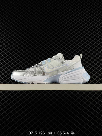 Nike V2K Run White Silver Light Blue EU 35 5-41 Running - Unisex (BS-70227)