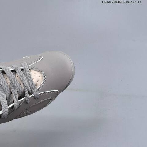 Jordan Air Jordan 6 Retro Grey Black Cream 40 47 Basketball - Men's (BS-66146)