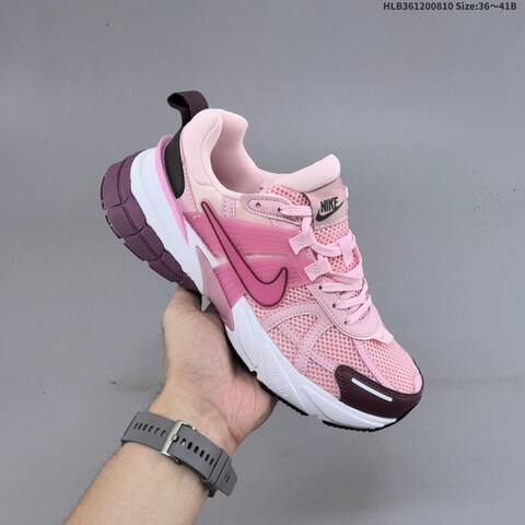 Nike V2K Run Light Pink Dark Pink Purple White Black EU 36-41 Running Shoe - Unisex BS-59883