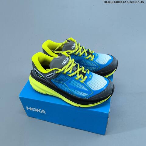 HOKA ONE ONE Clifton One9 Black Dark Grey EU 36-45 Running Shoe Running Sneakers - Unisex (BS-69353)