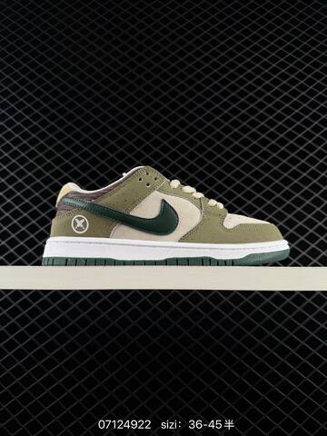 Nike SB Dunk Low HF8022-300 Olive Green Cream Dark Green White EU 36-45 Skate - Unisex (BS-70278)