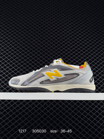 New Balance 204L Light Grey Dark Grey Yellow White Black EU 36-45 Sneaker - Unisex (BS-82472)