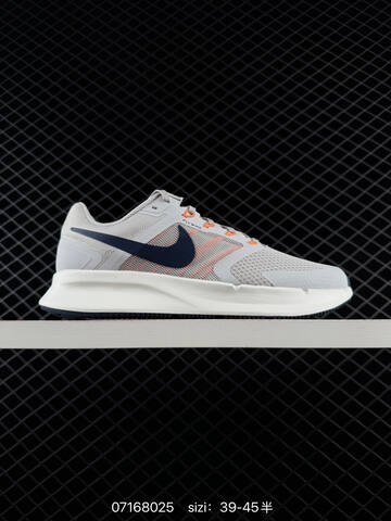 Nike Run Swift 3 Light Grey Navy White Orange EU 39-45 Running Unisex BS-70214